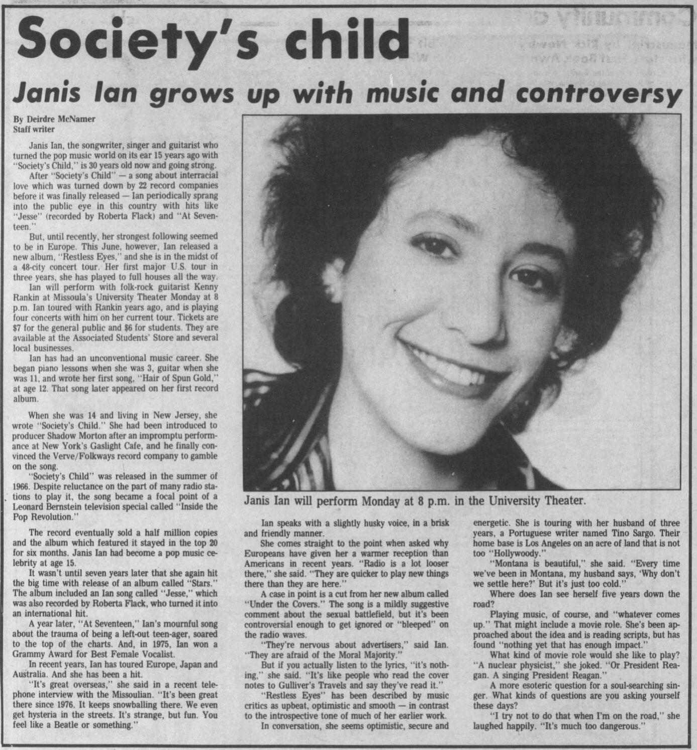 Janis Ian - 1984